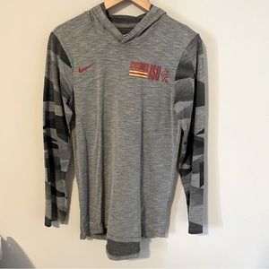 Nike Iowa State Cyclones hooded long sleeve